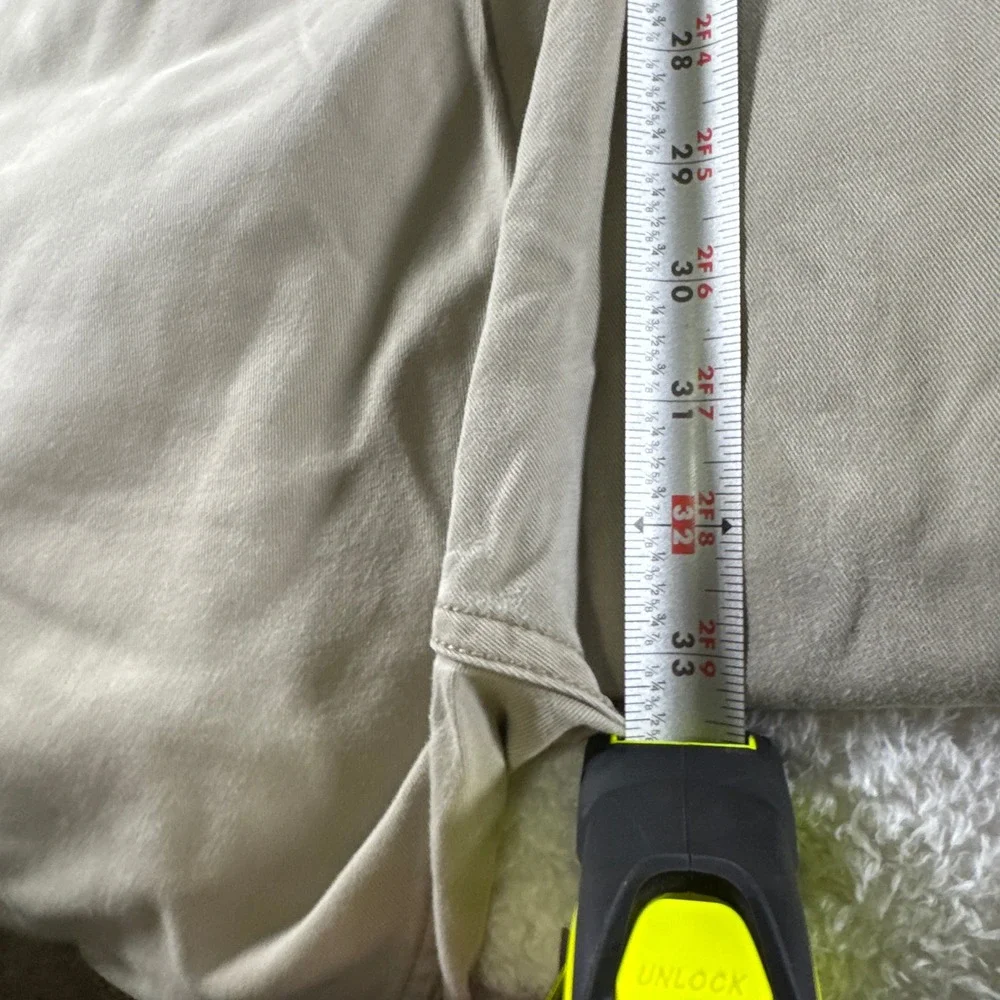 Levis 514 Pants Mens 36x34 Khaki Straight Chino Tan‎ White Tab School 5 Pockets